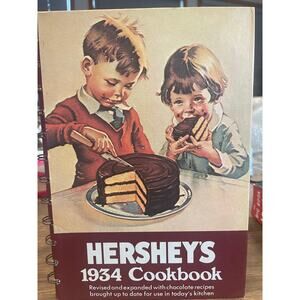Hershey’s 1934 Cookbook – 1971 Reprint – Vintage Chocolate Recipe Book